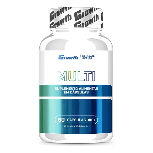 Multivitamínico 60 Cáps. Growth Supplements - Sem Sabor Sem Sabor