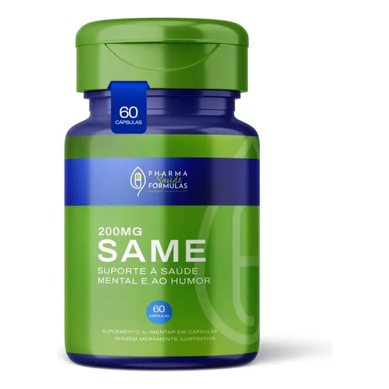 Sam-e 200mg 60 Cápsulas Sem Lactose E Glúten