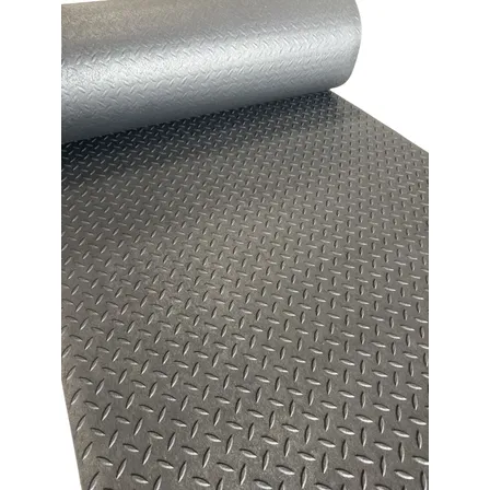 10m2 Piso Emborracha Diamante 3mm X 10mt Comp X 1mt Larg