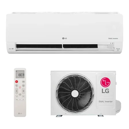 Ar Split Lg Dual Voice + Ia 9.000 Btus Inverter R-32 220v