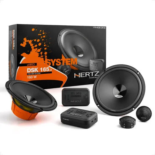 Kit 2 Vias Hertz Alto Falante Par 6 Polegadas Dsk165.3 160w