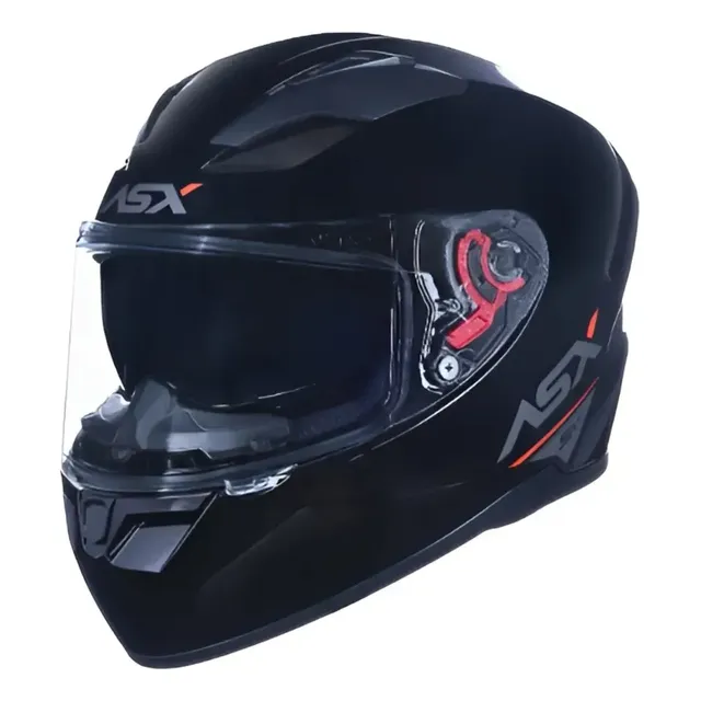 Capacete Asx Sv Preto Brilho C/óculos