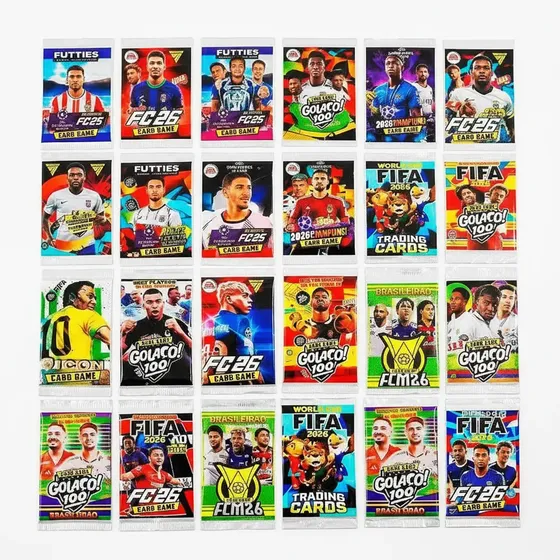 Kit 400 Cards / 100 Envelopes - Futebol Variados