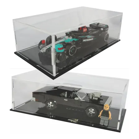 Kit 2x Expositores Speed Champions Para Lego Acrilico
