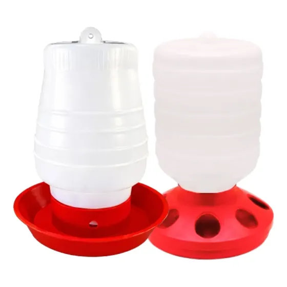 Kit Comedouro 1,5l Bebedouro 2l Para Aves Galinhas Pintinho