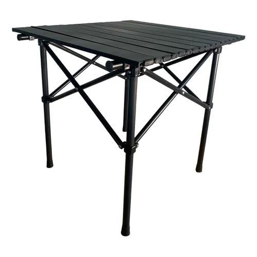 Mesa Camping Portátil Dobrável 50x50x50 Alumínio Snel Home