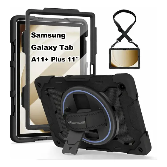 Capa Á Prova De Queda 3 Em 1 Para Galaxy Tab A11+/ A9+ Plus