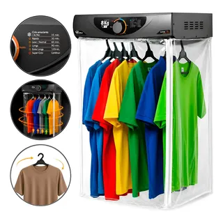 Secadora Fischer Super Ciclo 8 Kg Com Timer Contínuo Cinza 220v
