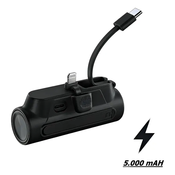 Carregador Portátil De Bolso Power Bank Pocket 5000mah