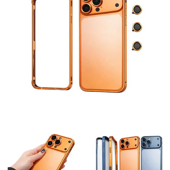 Capinha Bumper Borda Metal Compativel Com Iphone 16 15 14 13