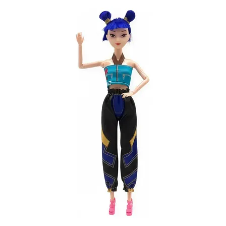 Boneca Articulada Guerreiras Do K-pop Demon Hunters Armadas