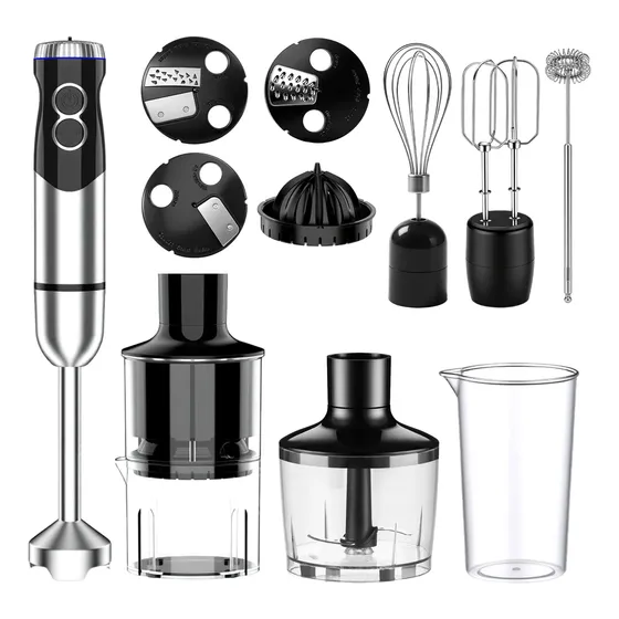 Mixer Turbo 12 Em 1 Profissional Kit 12 Velocidades 1000w