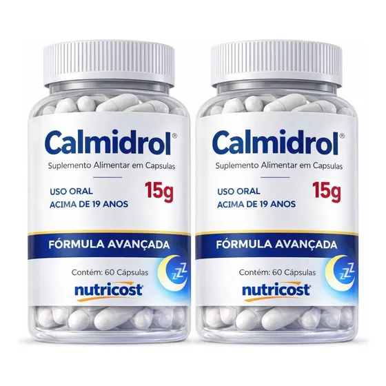 2 Calmidrol 60 Caps Original - Fórmula Avançada