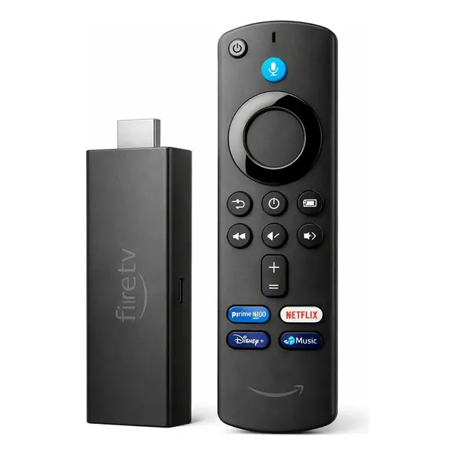 Fire Tv Stick 4k Max Alexa Wifi 6e 16gb Controle Voz Amazon Preto De Voz