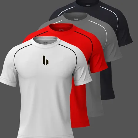 Kit 4 Camiseta Dryfit Masculina Academia Corrida Fitness