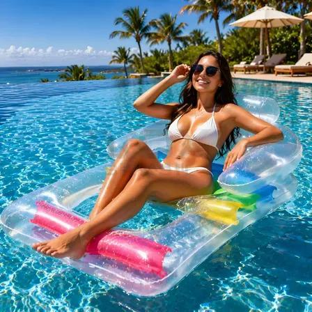 Boia Inflável Cadeira Colchão Apoio Piscina Praia Grande