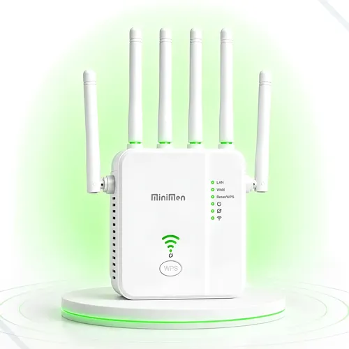 Roteador Sinal Wifi 2.4 Wireless Repetidor 6 Antenas Potente