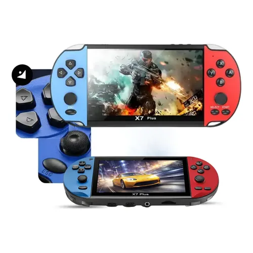 Console Portátil Videogame Stick Jogos Retrô X7 Plus 5 Pol