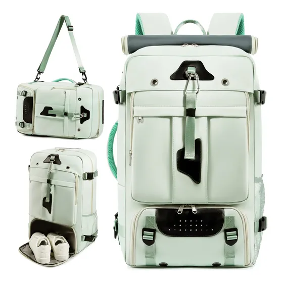 Mochila Masculina Viagem Grande Bolsa Sapato Notebook 17.3