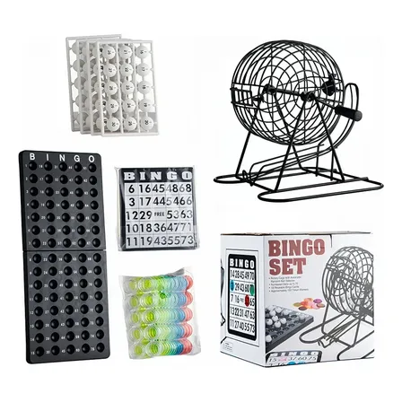 Conjunto De Jogo De Bingo, Ideal Para Festas, Em Material De