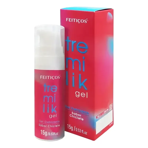 Gel Tremilik Vibra Pulsa Eletriza Beijavel Jambu - Chiclete
