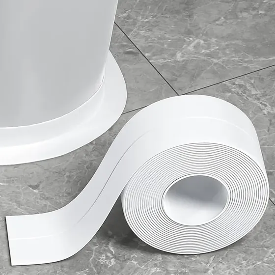 Fita Adesiva Vedação Pvc Impermeável Banheiro Pia Box 35mm