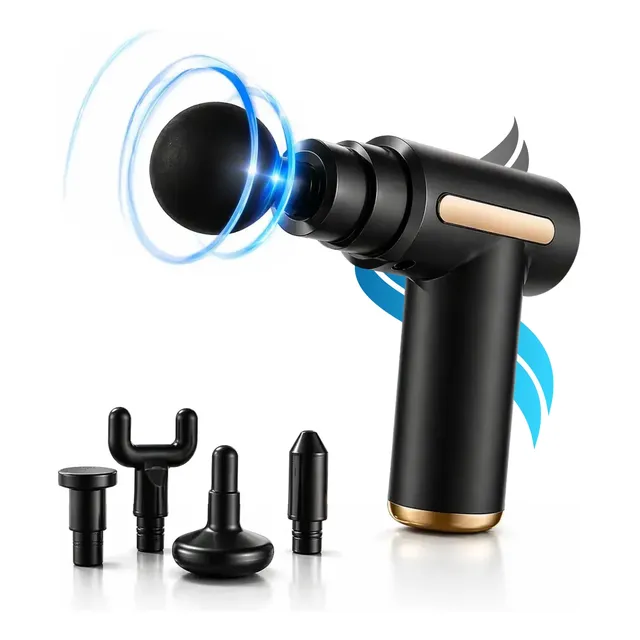 Massageador Pistola Elétrica Profissional Muscular Portátil