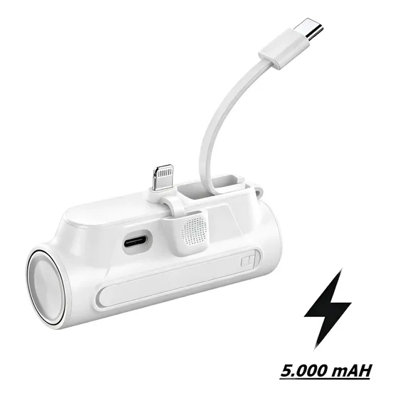 Carregador Portátil De Bolso Power Bank Pocket 5000mah