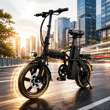 Bicicleta Elétrica Dobrável 500w 48v Adulto E-bike Urbana