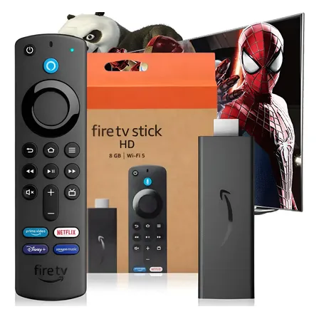 Fire Stick Tv Lite Amazon Wi-fi Controle Remoto Alexa Voz Hd