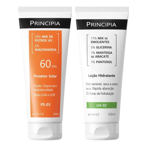 Principia Kit Proteção Solar Corporal + Hidratação Lh-02