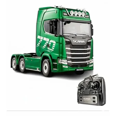 Caminhão De Controle Remoto - Scania 770s V8 - Escala 1:18 Verde