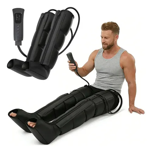 Botas De Compressão Pneumática Massageador Fitness Saúde