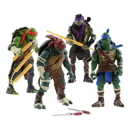 Boneco Tartaruga Ninja Colecionável Articulado Brinquedos