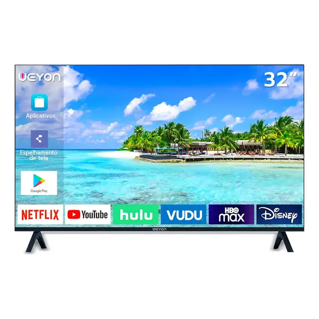 Smart Tv 32'' Led Hd Weyon Tv 60hz 32wdsnbx 100/240v Android