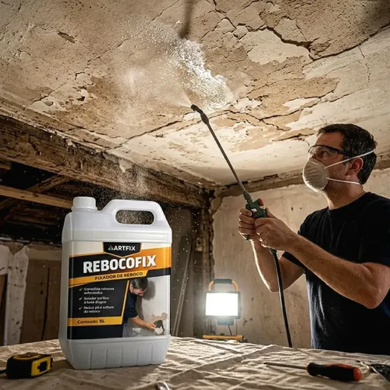 Endurecedor De Reboco Artfix Fácil Aplicação