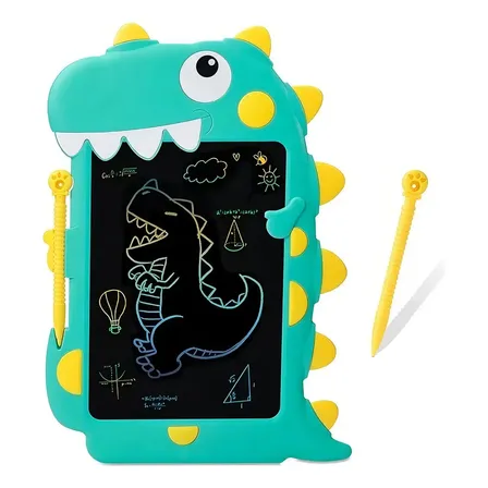 Tablet Infantil Lousa Mágica Tela Lcd De Escrever E Desenhar Verde - Pode Ter Alteração Na Tonalidade Da Cor