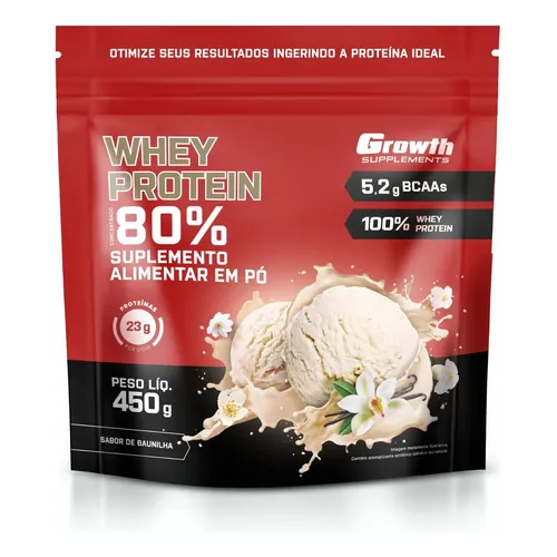 Whey Protein Concentrado 450g Growth Supplements