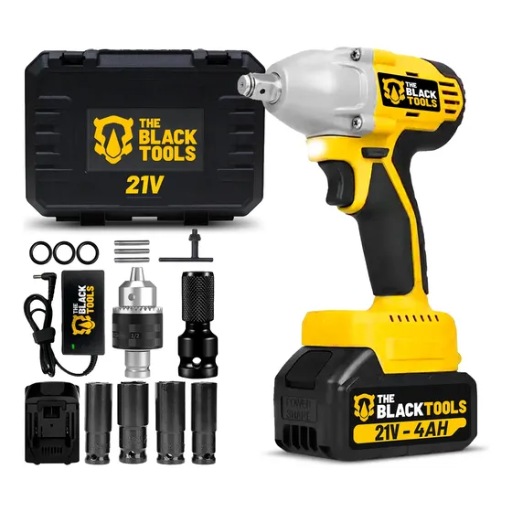 Chave De Impacto Brushless 21v The Black Tools Tb-21ik
