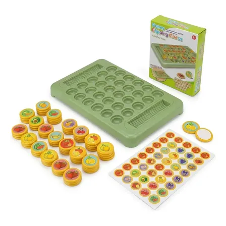 Brinquedo Pedagógico Tabuleiro De Estratégia, Foco E Memória