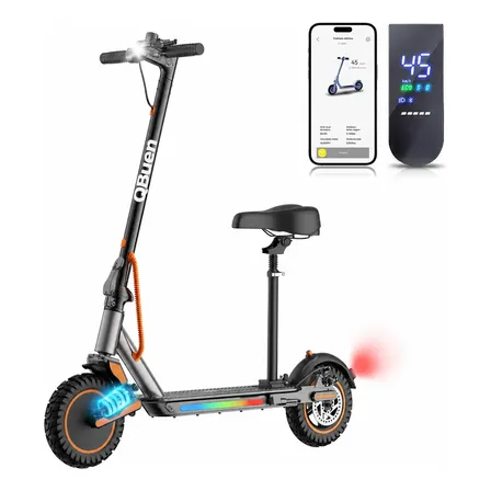 Patinete Eletrico 500w C Assento Suspensão Autonomia 35km
