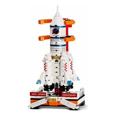 Blocos De Montar Foguete Espacial +246 Peças 246 Foguete