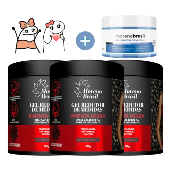 Gel Redutor De Medidas Morena Brasil 500g