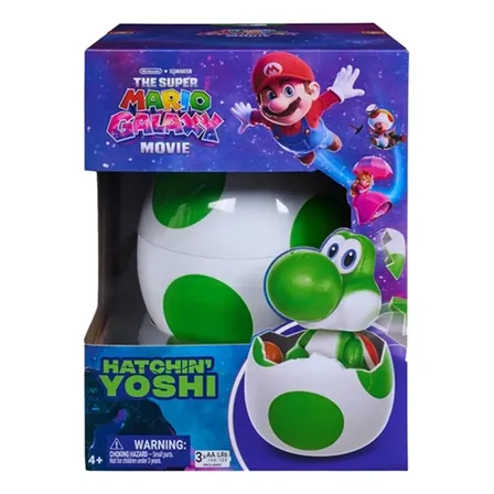 Boneco Interativo Yoshi Ovo Chocando Super Mário Galaxy
