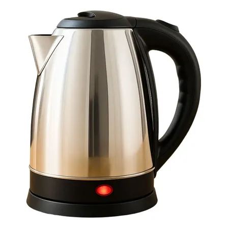 Chaleira Elétrica Térmica Jarra Bule Tampa Cozinha 1,8l 110v Prateado 127v
