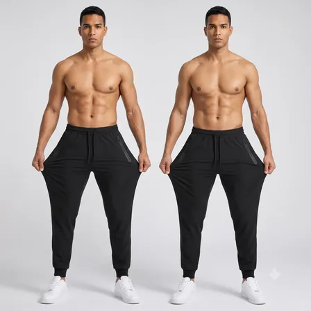 Kit 2 Calça Jogger Slim Masculina Dry Fit Academia Treino