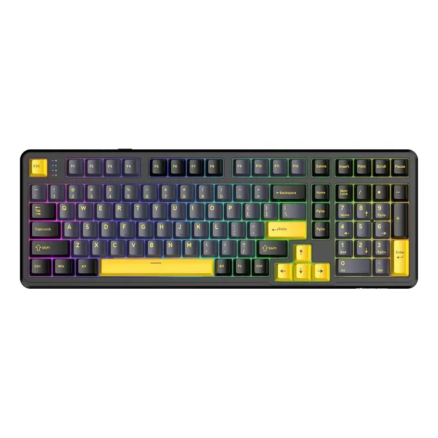 Teclado Mecânico Sem Fio Attack Shark X98 Star Black