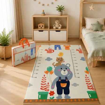 Tapete Infantil Tatame Dobrável Impermeável Dupla Face