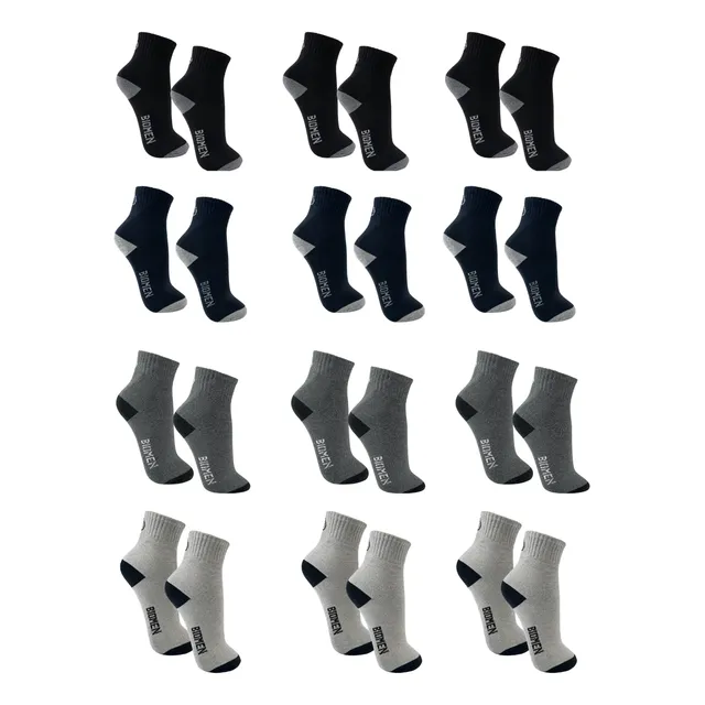 Kit 12 Pares Meia Masculina Cano Alto Longo Conforto Macia