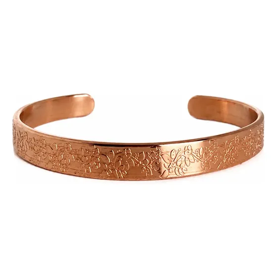 Pulseira De Cobre Puro Imperial Ajustável | Estilo